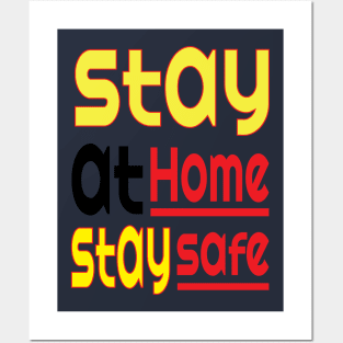 Stay at home Posters and Art